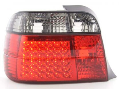 LED-takavalot BMW serie 3 Compact type E36 vm. 94-99 musta/punainen Takavalot