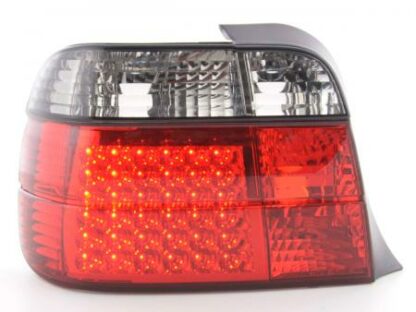 LED-takavalot BMW serie 3 Compact type E36 vm. 94-99 musta/punainen Takavalot 2
