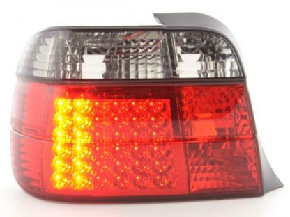 LED-takavalot BMW serie 3 Compact type E36 vm. 94-99 musta/punainen Takavalot 3