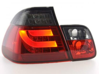 LED-takavalot BMW serie 3 E46 saloon vm. 98-01 punainen/musta Takavalot