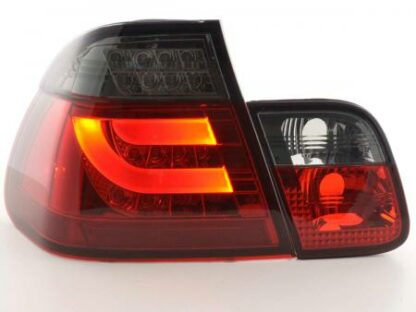 LED-takavalot BMW serie 3 E46 saloon vm. 02-05 punainen/musta Takavalot