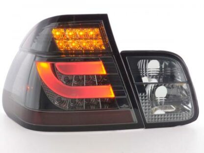 LED-takavalot BMW serie 3 E46 saloon vm. 02-05 musta Takavalot 4