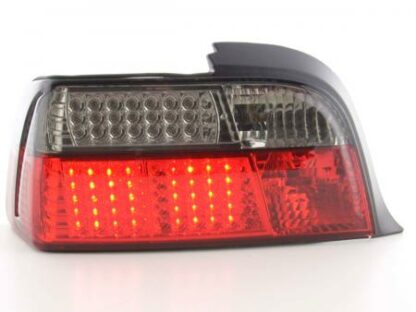 LED-takavalot BMW serie 3 E36 Coupe punainen/musta Takavalot
