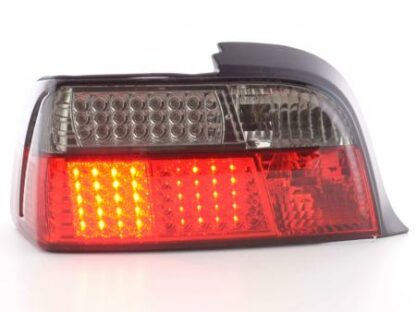 LED-takavalot BMW serie 3 E36 Coupe punainen/musta Takavalot 3