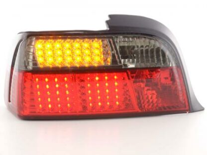 LED-takavalot BMW serie 3 E36 Coupe punainen/musta Takavalot 4