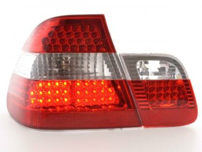 LED-takavalot BMW serie 3 E46 saloon vm. 98-01 punainen/kirkas Takavalot 2