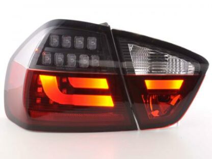 LED-takavalot BMW serie 3 E90 saloon vm. 05-08 punainen/musta - Image 2