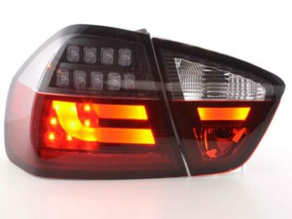 LED-takavalot BMW serie 3 E90 saloon vm. 05-08 punainen/musta - Image 3