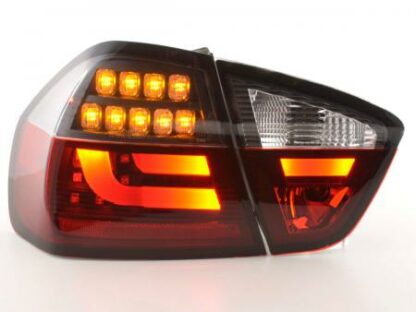 LED-takavalot BMW serie 3 E90 saloon vm. 05-08 punainen/musta Takavalot 4