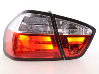 LED-takavalot BMW serie 3 E90 saloon vm. 05-08 punainen/kirkas Takavalot