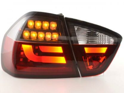 LED-takavalot BMW serie 3 E90 saloon vm. 05-08 punainen/musta - Image 4