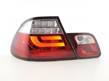 LED-takavalot BMW serie 3 E46 Coupe vm. 99-02 kirkas/punainen Takavalot