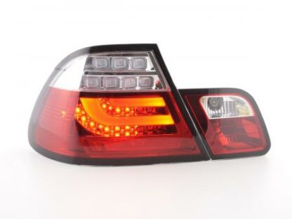 LED-takavalot BMW serie 3 E46 Coupe vm. 99-02 kirkas/punainen Takavalot 2