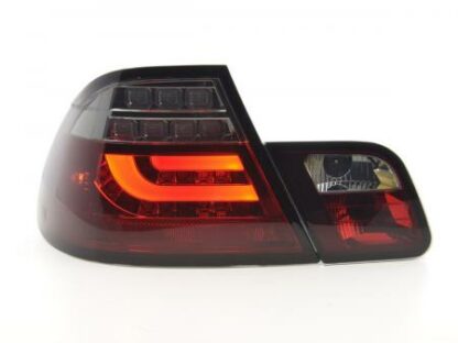 LED-takavalot BMW serie 3 E46 Coupe vm. 99-03 punainen/musta Takavalot