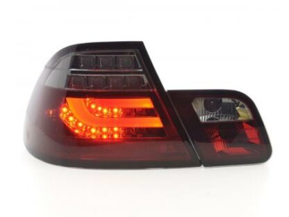 LED-takavalot BMW serie 3 E46 Coupe vm. 99-03 punainen/musta Takavalot 2