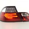 LED-takavalot BMW serie 3 E46 Coupe vm. 03-07 punainen/kirkas - Image 2