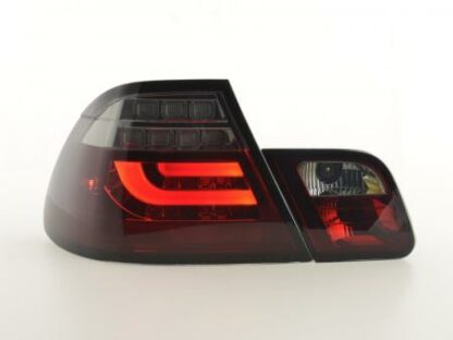 LED-takavalot BMW 3er E46 Coupe vm. 03-07 punainen/musta Takavalot