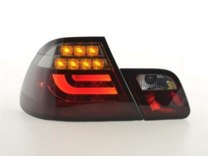 LED-takavalot BMW 3er E46 Coupe vm. 03-07 punainen/musta Takavalot 3