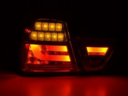 LED-takavalot BMW serie 3 E90 saloon vm. 05-08 punainen/musta Takavalot 4