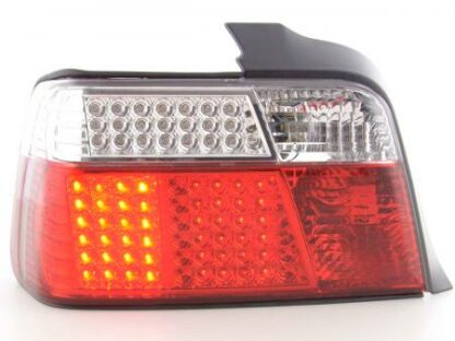 LED-takavalot BMW serie 3 saloon type E36 vm. 91-98 punainen/valkoinen Takavalot 3