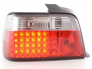 LED-takavalot BMW serie 3 saloon type E36 vm. 91-98 punainen/valkoinen Takavalot