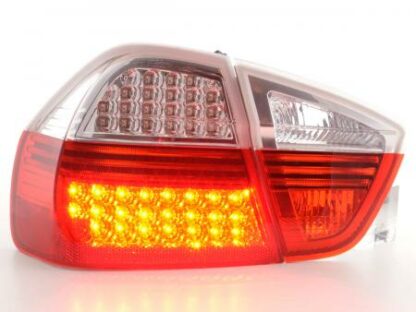 LED-takavalot BMW serie 3 saloon type E90 vm. 05-08 kirkas/punainen Takavalot