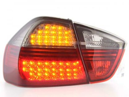 LED-takavalot BMW serie 3 saloon type E90 vm. 05-08 musta/punainen Takavalot 3