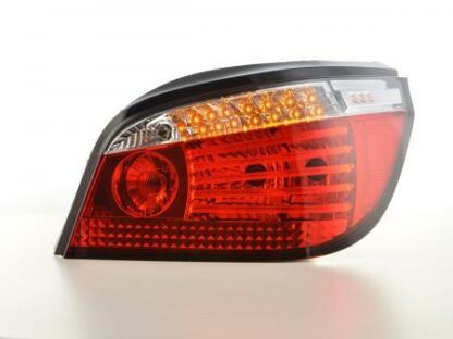 LED-takavalot BMW serie 5 E60 saloon vm. 07-09 punainen/kirkas Takavalot