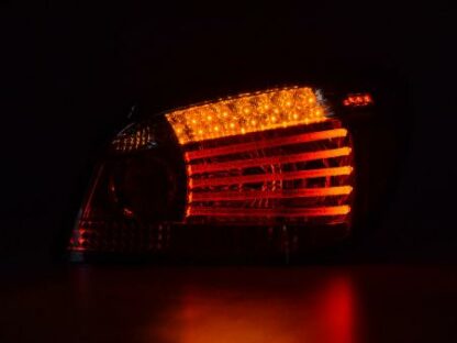 LED-takavalot BMW serie 5 E60 saloon vm. 07-09 punainen/kirkas Takavalot 2