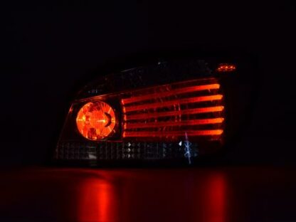 LED-takavalot BMW-sarja 5 E60 saloon vm. 07-09 kromi Takavalot 2
