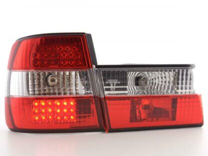 LED-takavalot BMW serie 5 type E34 vm. 88-94 kirkas/punainen Takavalot