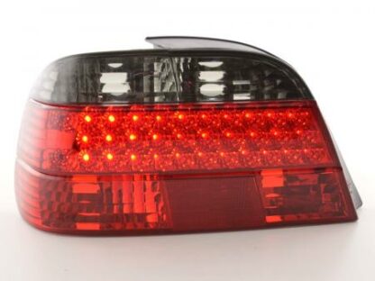 LED-takavalot BMW serie 7 type E38 vm. 97-02 musta/punainen Takavalot 2