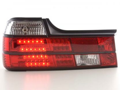 LED-takavalot BMW serie 7 type E32 vm. 88-92 kirkas/punainen Takavalot