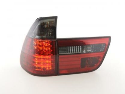 LED-takavalot BMW X5 type E53 vm. 98-02 musta/punainen Takavalot 2