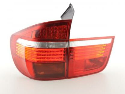 LED-takavalot BMW X5 E70 vm. 06-10 punainen/kirkas Takavalot