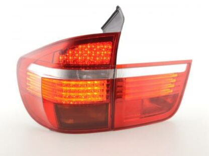 LED-takavalot BMW X5 E70 vm. 06-10 punainen/kirkas Takavalot 3
