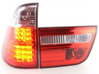 LED-takavalot BMW X5 type E53 vm. 98-02 kirkas/punainen Takavalot 3