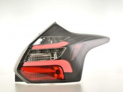 LED-takavalot Ford Focus 3 hutchback vm. 11-14 musta dynaamisella vilkulla Takavalot