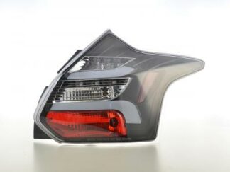 LED-takavalot Ford Focus 3 vm. 10-14 musta dynaamisella vilkulla Takavalot