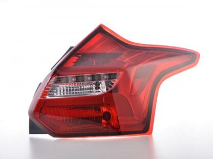 LED-takavalot Ford Focus 3 vm. 10-14 punainen/kirkas dynaamisella vilkulla Takavalot