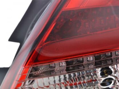 LED-takavalot Ford Focus 3 vm. 10-14 punainen/kirkas dynaamisella vilkulla Takavalot 2