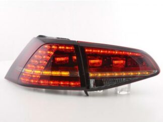 LED-takavalot VW Golf 7 from vm. 2012 punainen Takavalot