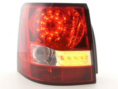 LED-takavalot Land Rover Range Rover Sport vm. 06-10 punainen/kirkas Takavalot 4