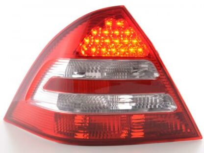 LED-takavalot Mercedes C-Class type W203 saloon punainen/kirkas Takavalot