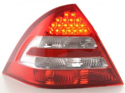 LED-takavalot Mercedes C-Class type W203 saloon punainen/kirkas Takavalot 2