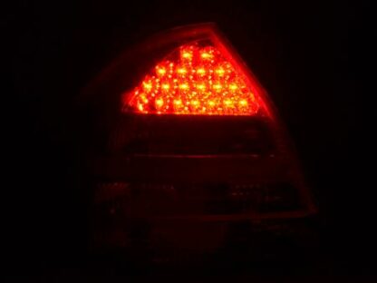 LED-takavalot Mercedes C-Class type W203 saloon punainen/kirkas Takavalot 3