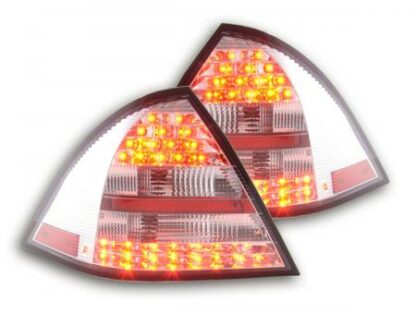 LED-takavalot Mercedes C-Class W203 Limo vm. 01-04 punainen/kirkas Takavalot