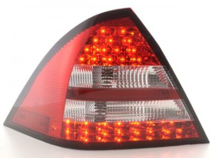 LED-takavalot Mercedes C-Class W203 saloon vm. 05-07 punainen/kirkas Takavalot 2
