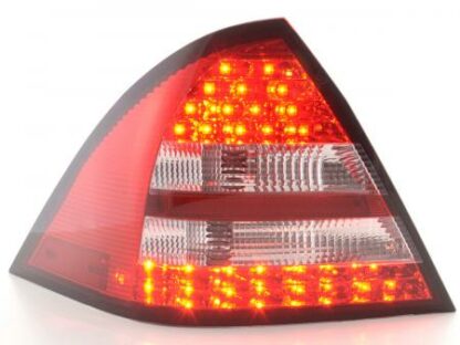 LED-takavalot Mercedes C-Class W203 saloon vm. 05-07 punainen/kirkas Takavalot 3