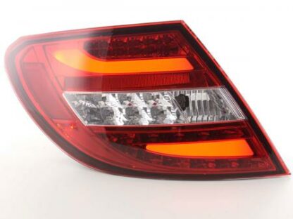 LED-takavalot Mercedes C-Class Typ W204 vm. 07-11 punainen /kirkas Takavalot 2